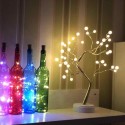 2 Impetus Offer Mode Energy Saving Home Decoration 36 Pearl Bulbs Emulational Tree-Shaped Bonsai Light With Warm White Color