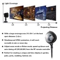 AC85V-240V 5W LEDs Mini Projector Light with Remote Control Supported Speed Adjustable Timer Timing Time Setting Indoor Outdoor 