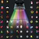 LED Christmas Projector Light 12 Patterns RF Remote Control 3-15 m Projection Distance