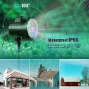 LED Christmas Projector Light 12 Patterns RF Remote Control 3-15 m Projection Distance