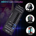 DMX512 Light Controller Console Panel 192CH Programming Function Sound Activated with LED Screen Antenna