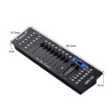 DMX512 Light Controller Console Panel 192CH Programming Function Sound Activated with LED Screen Antenna