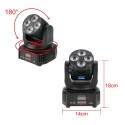 Tomshine 60W 4 LED Washing Effect Moving Head Stage Light