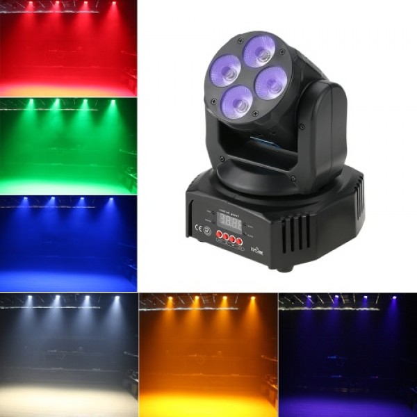 Tomshine 60W 4 LED Washing Effect Moving Head Stage Light