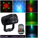 60 Patterns DJ Disco Colorful Lighting Effect LED Party Lights Mini USB Laserlight Projector for Sale for Wedding Birthday