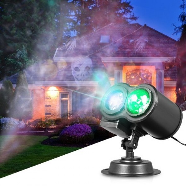 2 In 1 Water Wave Lamp Kaleidoscope Projector with Remote Control