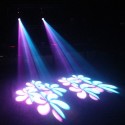 120W LEDs Moving-heads Stage Light 9/15CH 8 Patterns and 16 Colors DMX512 Sound-activated Gobos Spotlight