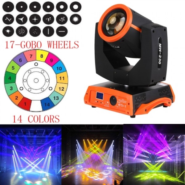 230W RGBW Gobo Pattern Prism Head Moving Stage Effect Light