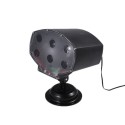 9W LED Snowfall Light Rotatable White Snowflake Projector