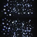 9W LED Snowfall Light Rotatable White Snowflake Projector