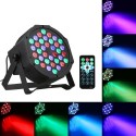 AC90-240V 24W 36 LEDs RGB Mini Stage Par Light Lighting Fixture with IR Remote Control Controller