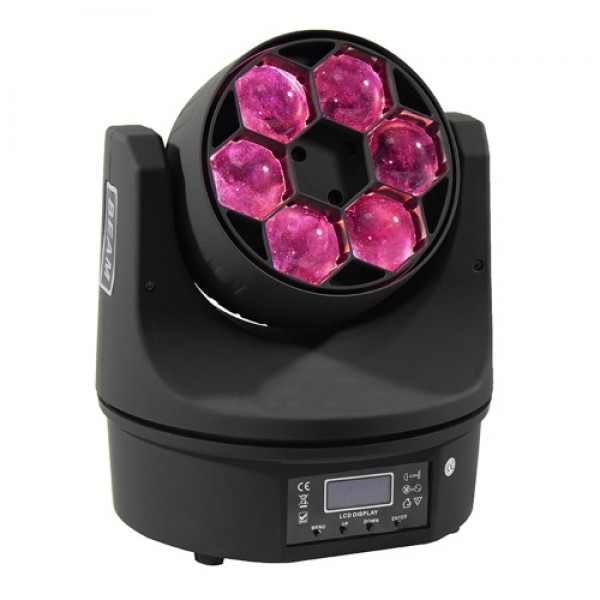 6*15W 100W Bee Eye Moving Head Lights LED Stage Lighting