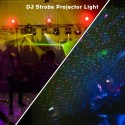 Mini DJ Disco Stage Strobe Projector Light Voice Activated with Remote Control Party Club KTV Light