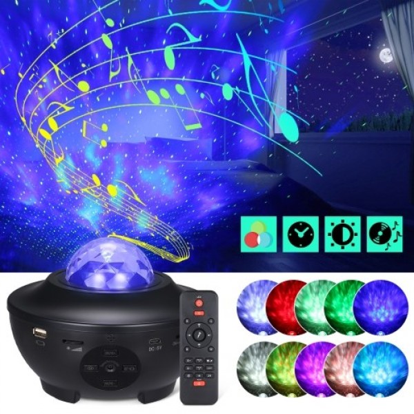 Tomshine Starry Projector Light with Remote Control Adjustable 21 Lighting Modes