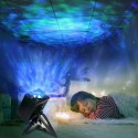 Star Projector Lights LED Nebulae Lighting Lamp with Remote and Tripod Music Voice Control for Bedroom Home Theather Party KTV