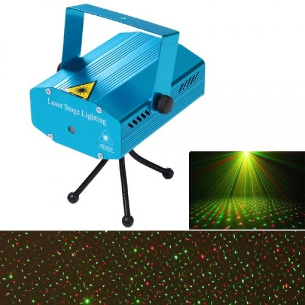 AC110-240V Mini LED Red &amp; Green Laser Projector Stage Light