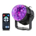 3W RGB Remote Control Mini LED Magic Ball Lamp Stage Effect Light for Disco KTV Club Bar Home Party