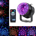 3W RGB Remote Control Mini LED Magic Ball Lamp Stage Effect Light for Disco KTV Club Bar Home Party