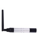 23DBM High Power 1000M Ultra Long Distance 2.4G ISM DMX512 Wireless Male XLR Transmitter Lighting Controller with Antenna for LE