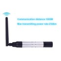 23DBM High Power 1000M Ultra Long Distance 2.4G ISM DMX512 Wireless Male XLR Transmitter Lighting Controller with Antenna for LE