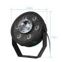 7W RGB Portable LED Magic Ball Light with Par Lamp