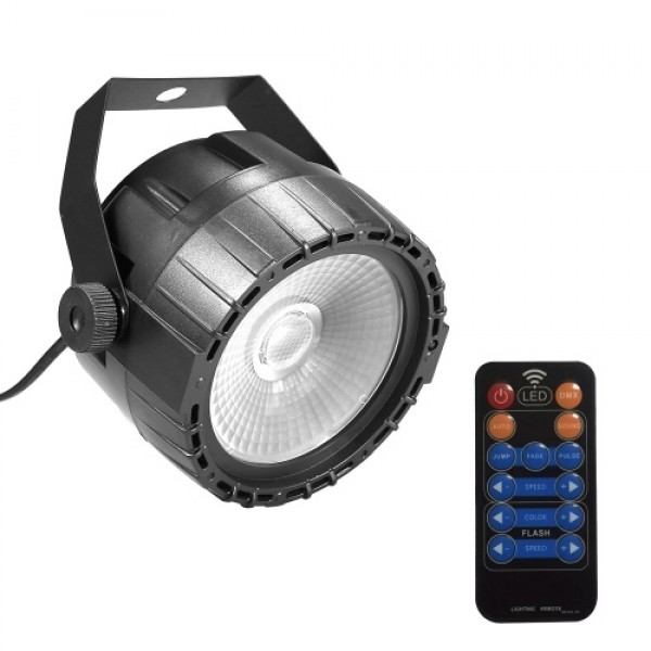 10W RGB UV COB LED Par Light Wireless with Remote Control