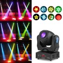 Tomshine 80W DMX512 Sound Control 8 Colors Changing  LED Stage Lamp