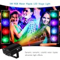 AC110-240V 5W 3 LED RGB Mini LED Water Wave Ripple Effect Stage Light