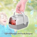 Muslady Automatic Bubble Blower Bubble Maker Bubble Blowing at One Press Portable Plug-in Rechargeable