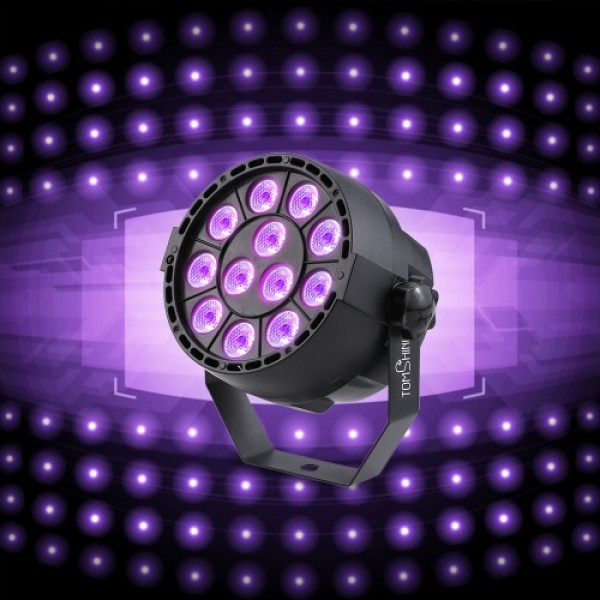 Tomshine AC110V-220V 15W 12 LEDs UV Stage Par Light