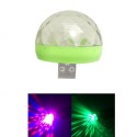 Rotating RGB LED Lamp USB Magic Ball Light (Only USB Port)