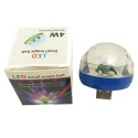 Rotating RGB LED Lamp USB Magic Ball Light (Only USB Port)