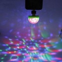 Rotating RGB LED Lamp USB Magic Ball Light (Only USB Port)