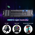 Wireless DMX512 Light Controller Console Panel 2.4G ISM 192CH Programming Function Sound Activated