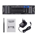 Wireless DMX512 Light Controller Console Panel 2.4G ISM 192CH Programming Function Sound Activated