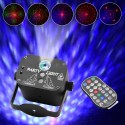 ammoon IGB-T818 Mini Projector Light Stage Beam Lights USB Powered Sound Activated Remote Control