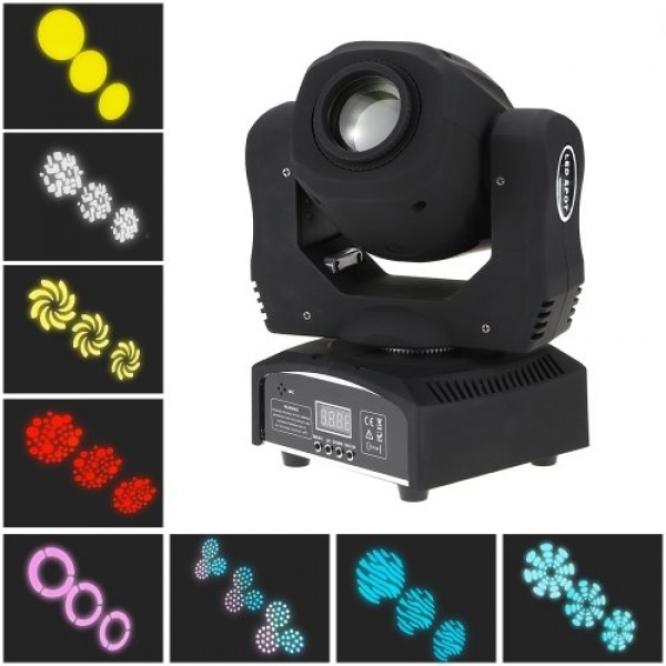 60W LED 8 Gobos 8 Colors RGBW Moving Head Stage Effect Light