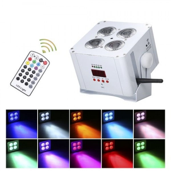 AC100-250V 75W 6 in 1 LEDs RGBWAP Mixing Color Stage Light