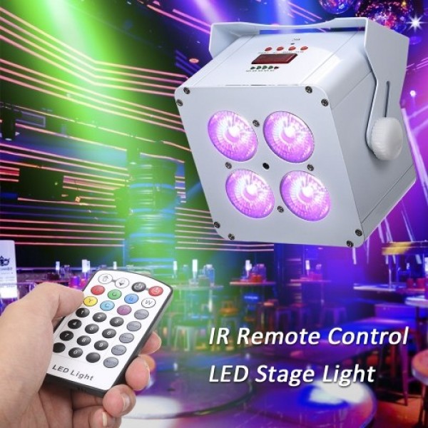 AC100-250V 75W 6 in 1 LEDs RGBWAP Mixing Color Stage Light