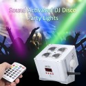 AC100-250V 75W 6 in 1 LEDs RGBWAP Mixing Color Stage Light