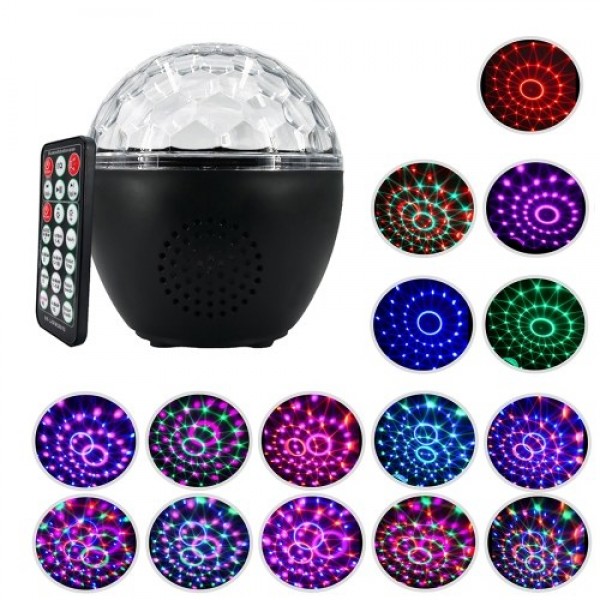 10W USB Rechargeable Disco Ball Strobe Light