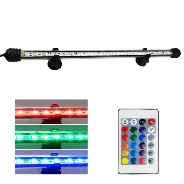 AC110-240V 4.2W 21 LED RGB Submersible Aquarium Lamp