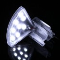 USB Aquarium LED Fan-shaped Clamp Lamp with 8pcs High Light SMD5730 LEDs Fish Tank White Light