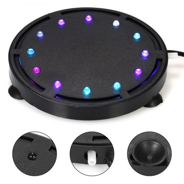 Submersible LED Air Bubble Light Colorful Decoration for Aquarium Fish Tank