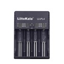 LiitoKala Lii-PL4 4 Slots Smart Intelligent Battery Charger AC110-240V for 18650/26650/16340/17500/AA/AAA