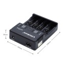 LiitoKala Lii-PL4 4 Slots Smart Intelligent Battery Charger AC110-240V for 18650/26650/16340/17500/AA/AAA