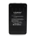 LiitoKala Lii-500 4 Slots LCD Smartest Battery Charger Kit with Car Charger EU Adapter