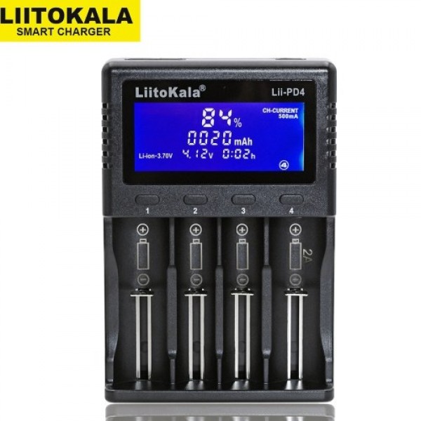 LiitoKala Lii-PD4 4 Slots Smart Intelligent Battery Charger