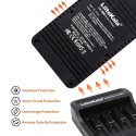 LiitoKala Lii-500 Battery Charger Smart Charger w/ 4 Battery Slots LCD Display for Ni-MH Ni-Cd Li-ion Rechargeable Batteries Hol