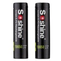 Soshine 2pcs 18650 3.7V 3400mAh Rechargeable Li-ion Lithium Battery